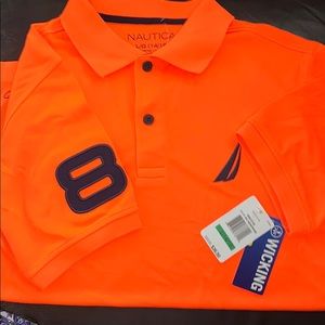 Neon orange polo